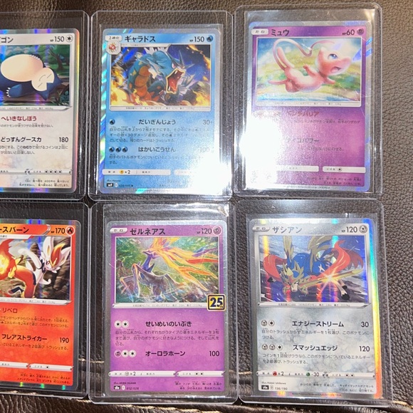 8 Unused Holo Japanese Pokemon Cards in Sleeves and Top Loaders - Picture 4 of 7